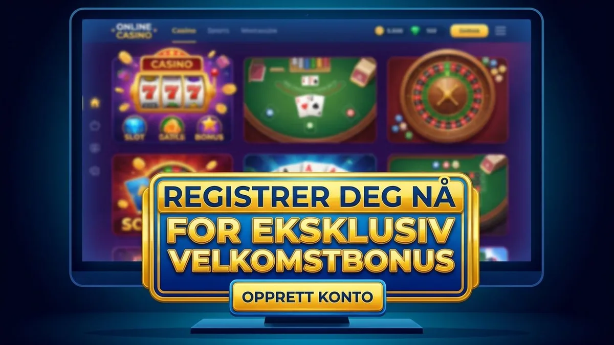Registrer deg med bonus